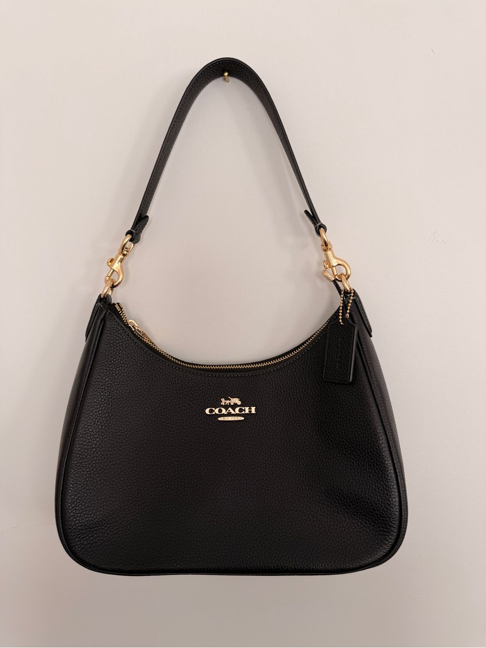 COACH Teri Hobo (Black) w/ Crossbody strap